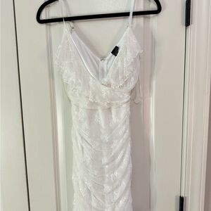 Windsor White Lace Mini Dress